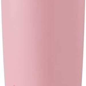 Owala SmoothSip Slider Insulated Stainless Steel Coffee Tumbler. Reusable Iced Coffee Cup. Hot Coffee Travel Mug. BPA Free 20 oz. Pink (Pucker Up)