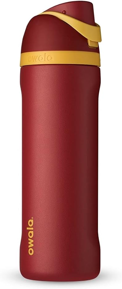 Owala Harry Potter FreeSip Insulated Stainless Steel Water Bottle with Straw. BPA-Free Sports Water Bottle. Great for Travel. 24 Oz. Gryffindor