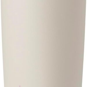 Owala SmoothSip Slider Insulated Stainless Steel Coffee Tumbler. Reusable Iced Coffee Cup. Hot Coffee Travel Mug. BPA Free 20 oz. Pink/Tan (Daybreak)
