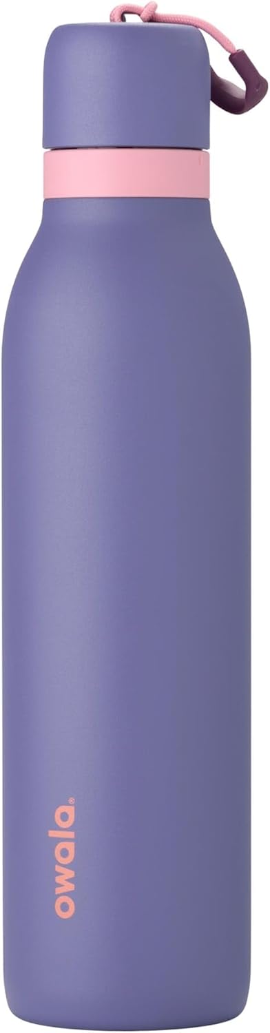 Owala FreeSip Twist Insulated Stainless Steel Water Bottle with Straw for Sports and Travel. BPA-Free. 24-oz. Blue Blue Jay