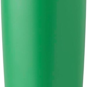 Owala SmoothSip Slider Insulated Stainless Steel Coffee Tumbler. Reusable Iced Coffee Cup. Hot Coffee Travel Mug. BPA Free 20 oz. Grey/Green (Sour Apple)