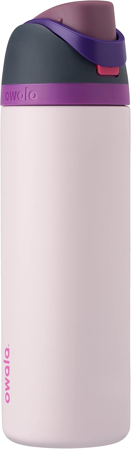 Owala FreeSip Insulated Stainless Steel Water Bottle with Straw for Sports. Travel. and School BPA-Free Sports Water Bottle. 40 oz. Dreamy Field
