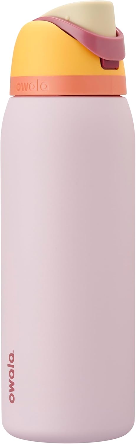 Owala FreeSip Insulated Stainless Steel Water Bottle with Straw for Sports and Travel. BPA-Free Sports Water Bottle. 40 oz. Candy Store