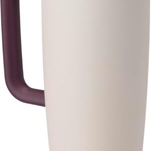 Owala FreeSip Tumbler Insulated Stainless Steel Water Bottle with Built-in Straw and Side Handle. For Travel. Work. School. and Sports. 40oz. BPA Free. Leak Proof. Deaybreak