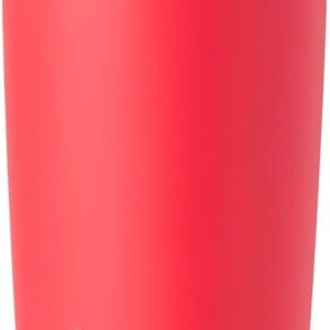 Owala SmoothSip Slider Insulated Stainless Steel Coffee Tumbler. Reusable Iced Coffee Cup. Hot Coffee Travel Mug. BPA Free 20 oz. Pink/Red (Strawberry Fields)