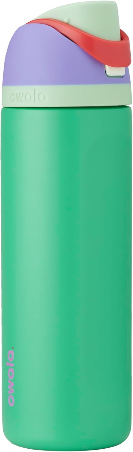 Owala Disney Princess FreeSip Insulated Stainless Steel Water Bottle with Straw for Sports and Travel. BPA-Free Sports Water Bottle. 24 oz. Ariel