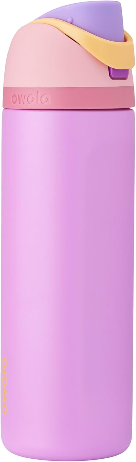 Owala Disney Princess FreeSip Insulated Stainless Steel Water Bottle with Straw for Sports and Travel. BPA-Free Sports Water Bottle. 24 oz. Rapunzel