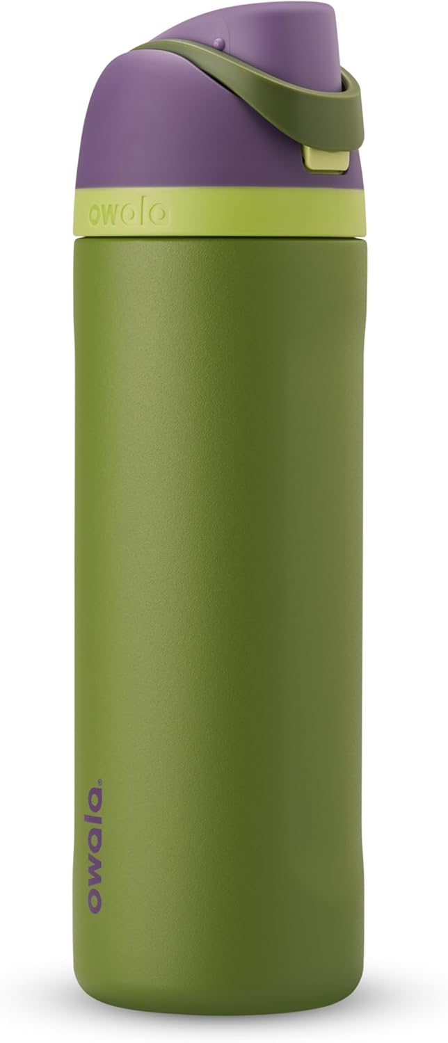 Owala Marvel FreeSip Insulated Stainless Steel Water Bottle with Straw for Sports and Travel. BPA-Free Sports Water Bottle. 24 oz. Hulk
