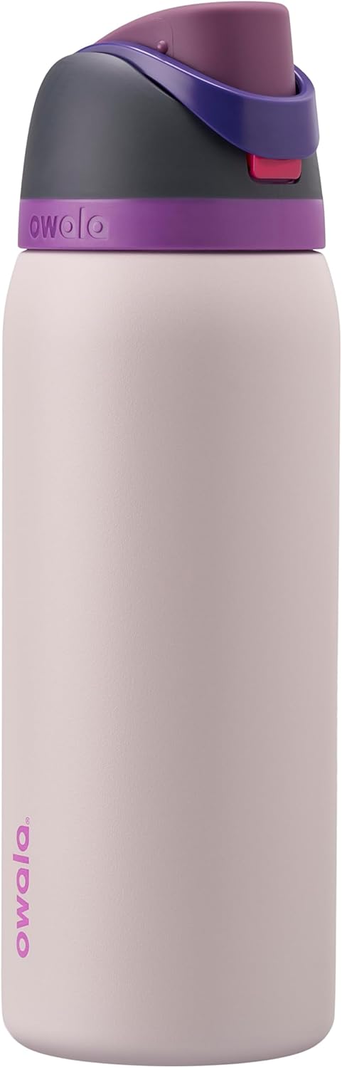 Owala FreeSip Insulated Stainless Steel Water Bottle with Straw for Sports. Travel. and School BPA-Free Sports Water Bottle. 32 oz. Dreamy Field